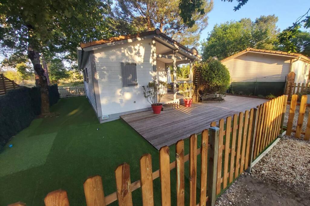 Chalet T3/Clim/Wifi/Pkg/Terrasse/15 Min Plages Villa La Teste-de-Buch Exterior photo
